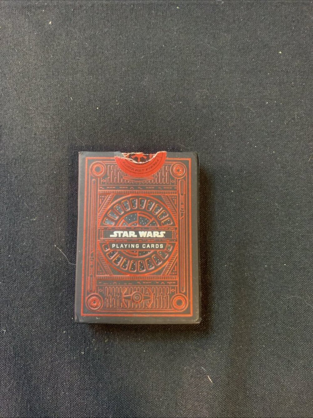 Star Wars Red Edition Playing Cards Opened Full Deck